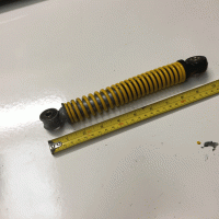 Used 26cm Yellow Suspension Spring For A Mobility Scooter R1727